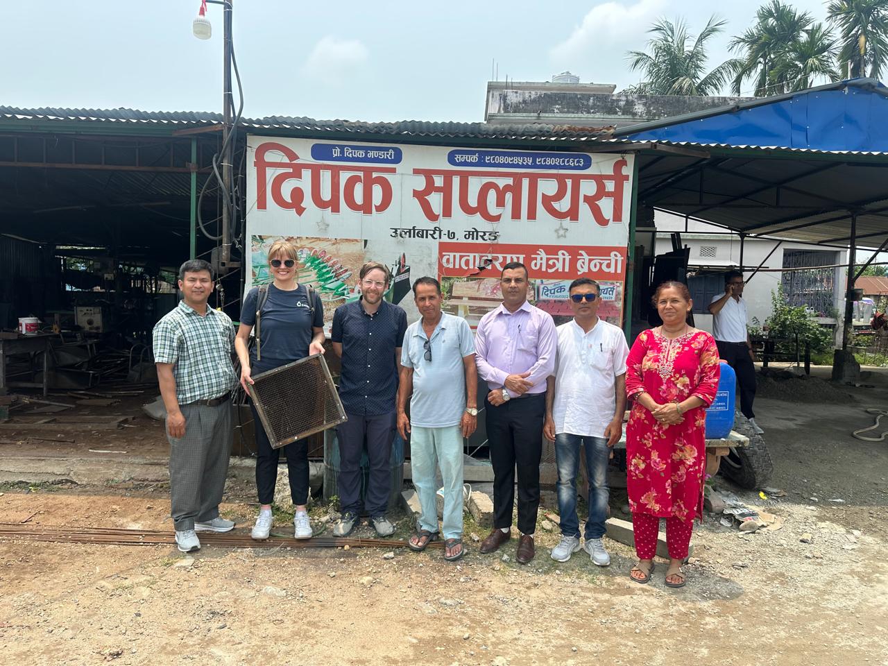 Bio-Sand Filter representatives from Nepal, ENPHO, CAWST, and Dipak Suppliers